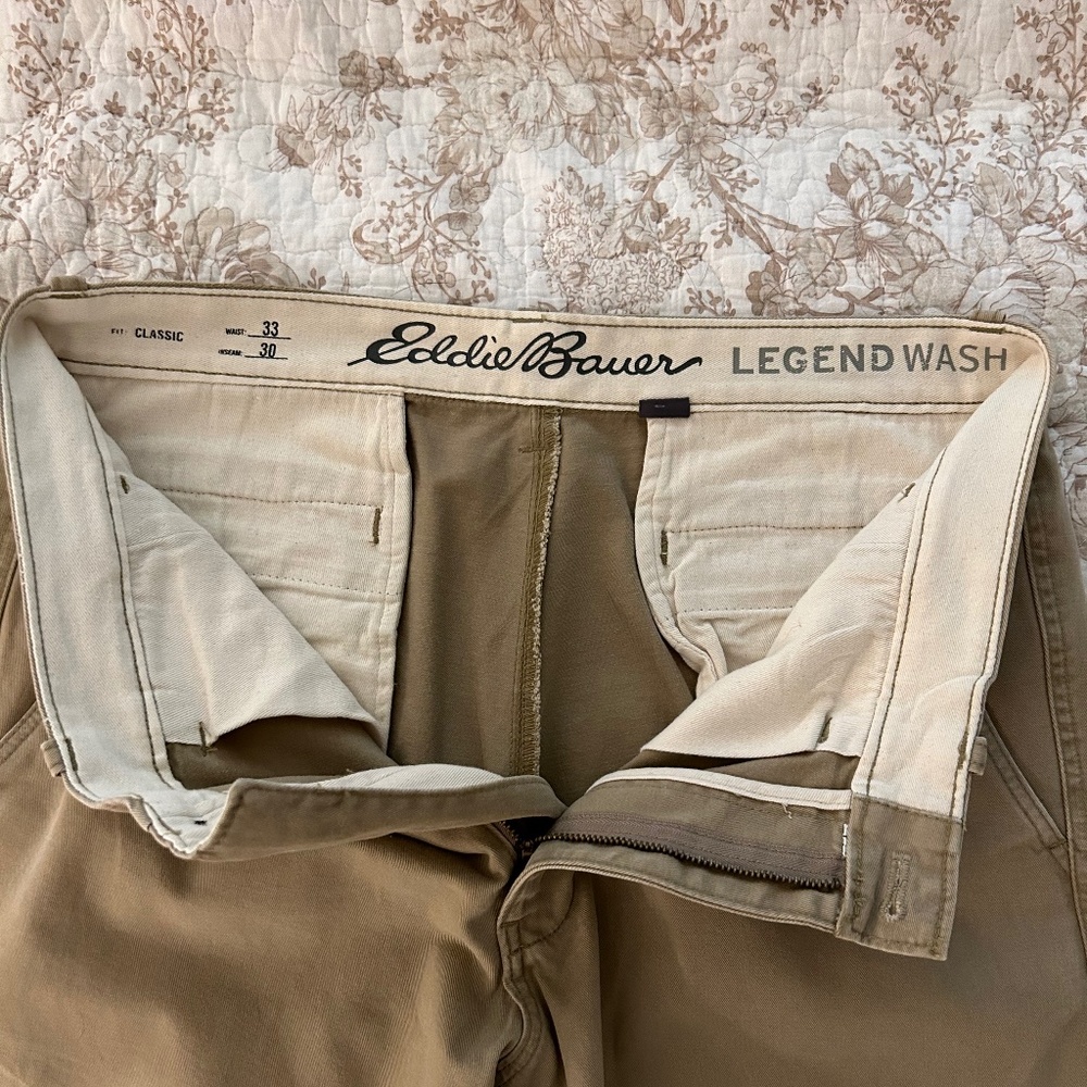 Mens Eddie Bauer Khaki slacks